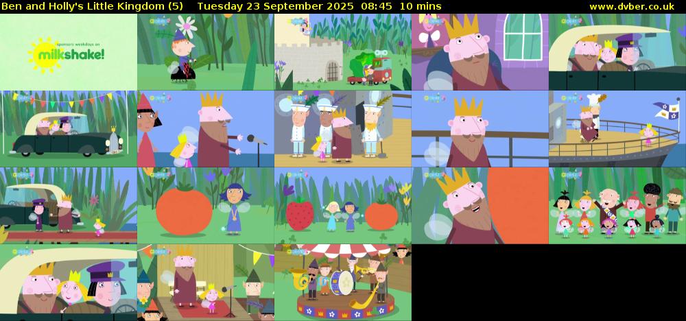 Ben and Holly's Little Kingdom (5) Tuesday 23 September 2025 08:45 - 08:55