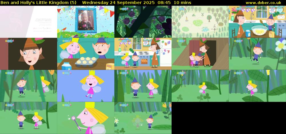 Ben and Holly's Little Kingdom (5) Wednesday 24 September 2025 08:45 - 08:55
