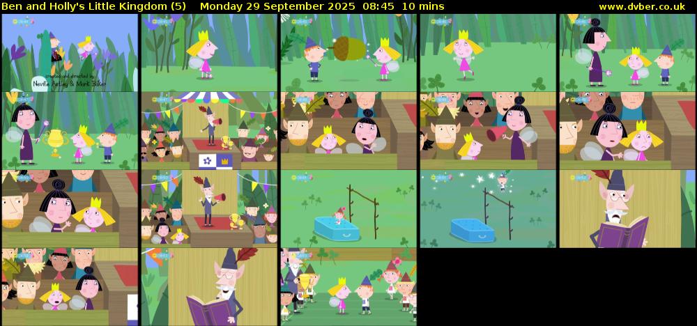 Ben and Holly's Little Kingdom (5) Monday 29 September 2025 08:45 - 08:55