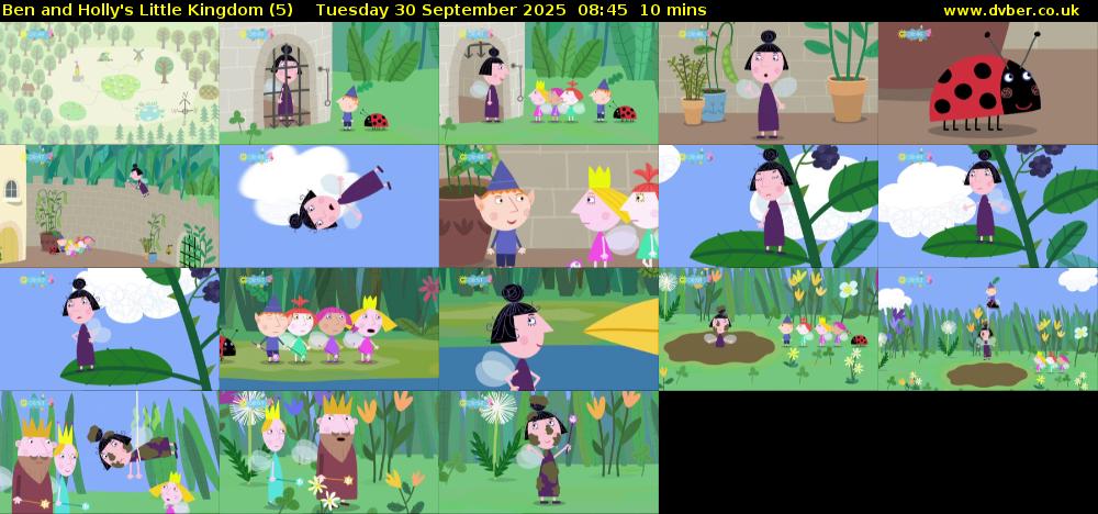 Ben and Holly's Little Kingdom (5) Tuesday 30 September 2025 08:45 - 08:55