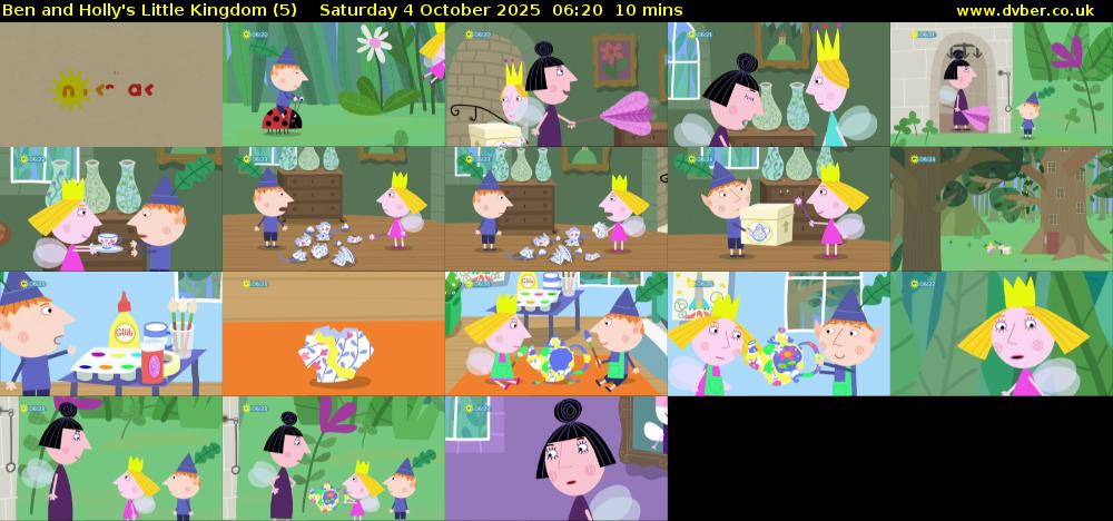 Ben and Holly's Little Kingdom (5) Saturday 4 October 2025 06:20 - 06:30
