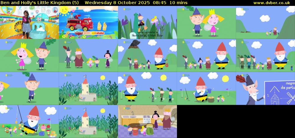 Ben and Holly's Little Kingdom (5) Wednesday 8 October 2025 08:45 - 08:55