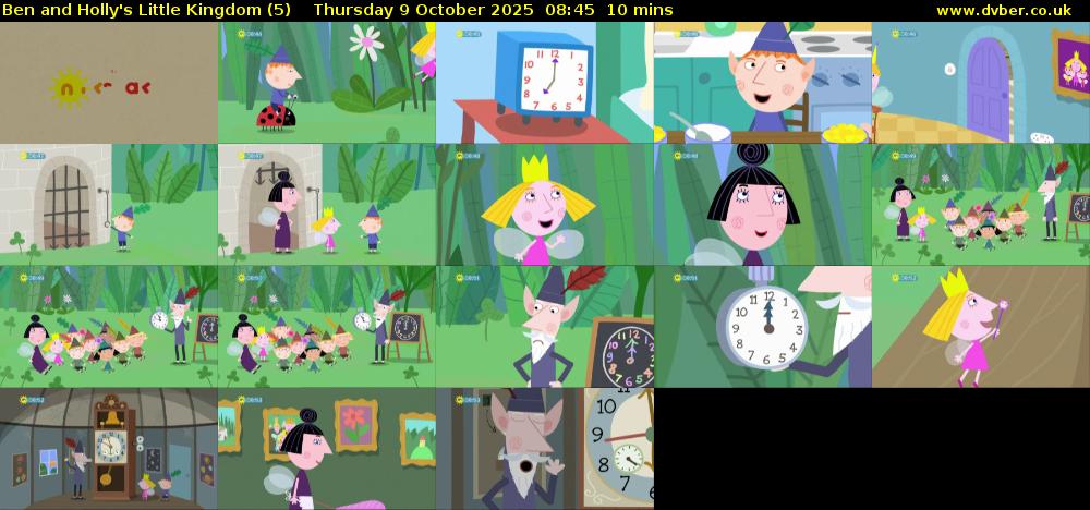 Ben and Holly's Little Kingdom (5) Thursday 9 October 2025 08:45 - 08:55