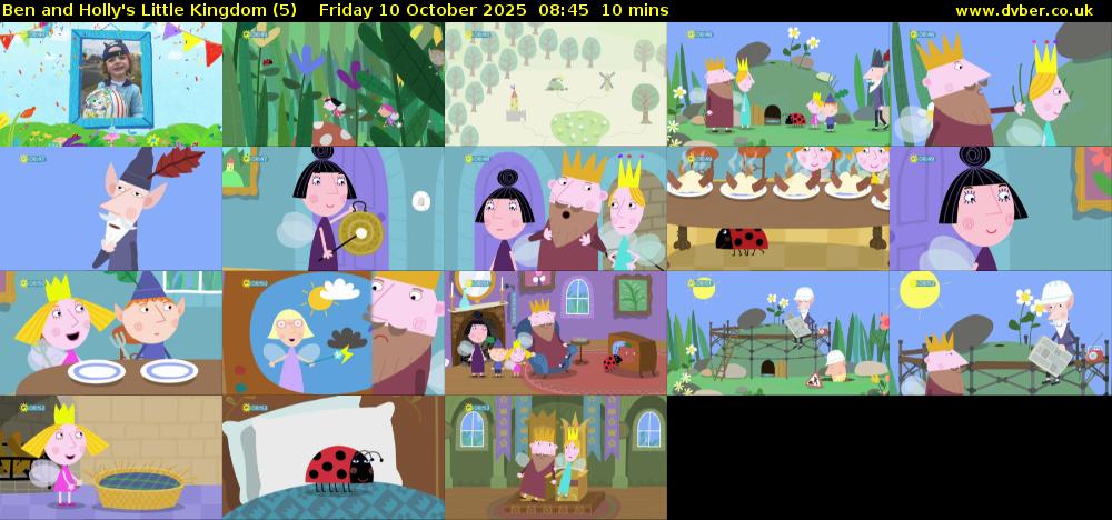 Ben and Holly's Little Kingdom (5) Friday 10 October 2025 08:45 - 08:55