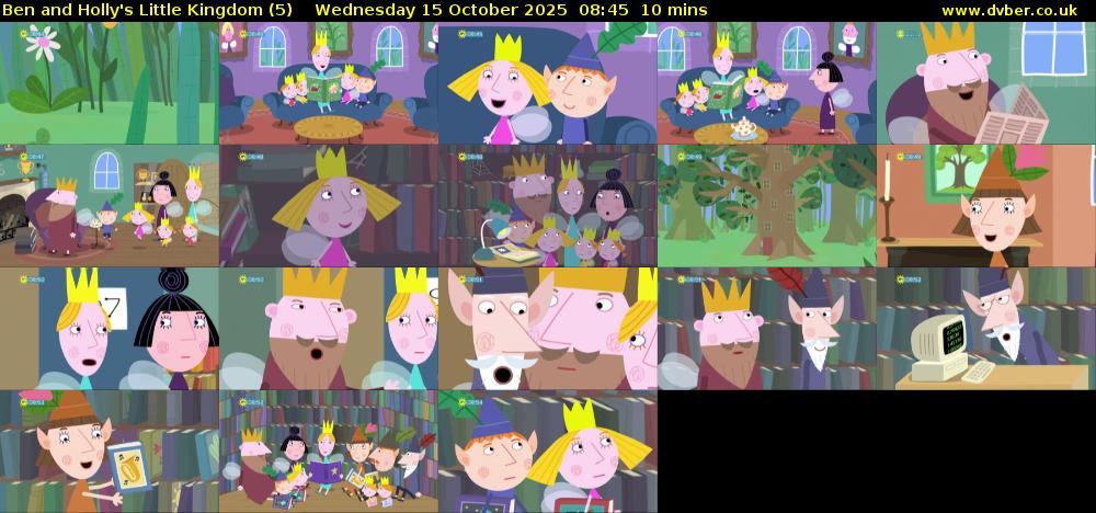 Ben and Holly's Little Kingdom (5) Wednesday 15 October 2025 08:45 - 08:55