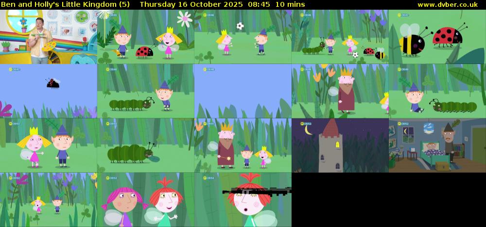 Ben and Holly's Little Kingdom (5) Thursday 16 October 2025 08:45 - 08:55