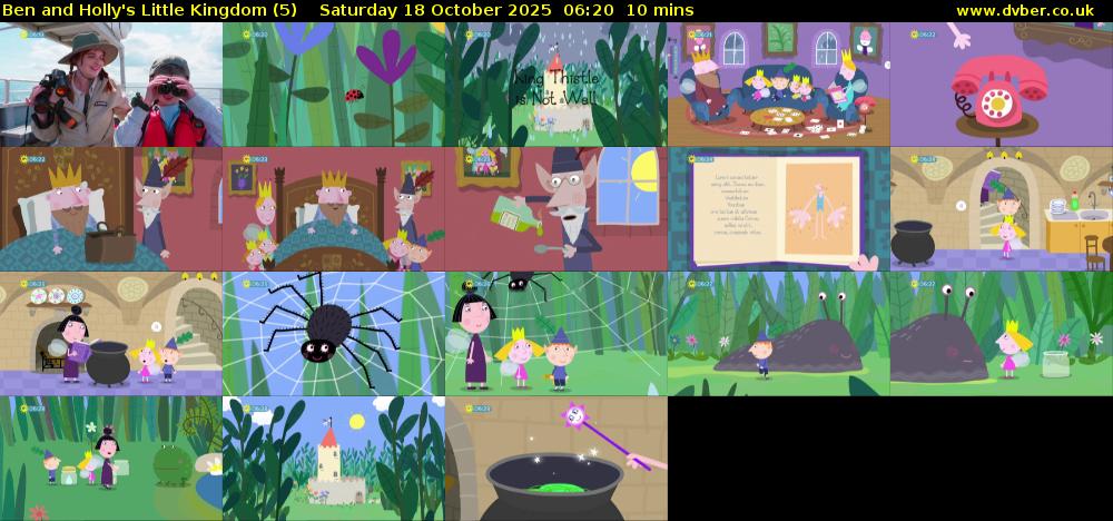Ben and Holly's Little Kingdom (5) Saturday 18 October 2025 06:20 - 06:30