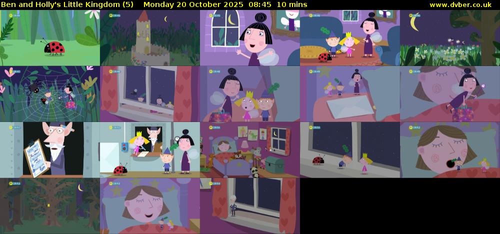 Ben and Holly's Little Kingdom (5) Monday 20 October 2025 08:45 - 08:55