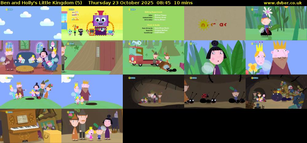 Ben and Holly's Little Kingdom (5) Thursday 23 October 2025 08:45 - 08:55