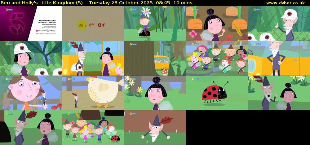Ben and Holly's Little Kingdom (5) Tuesday 28 October 2025 08:45 - 08:55