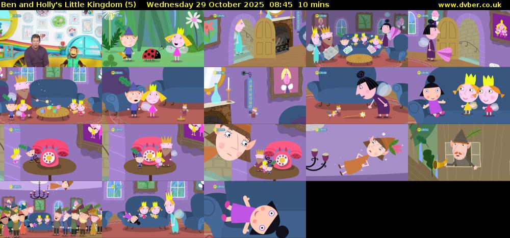 Ben and Holly's Little Kingdom (5) Wednesday 29 October 2025 08:45 - 08:55