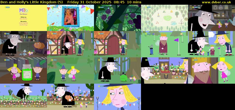 Ben and Holly's Little Kingdom (5) Friday 31 October 2025 08:45 - 08:55