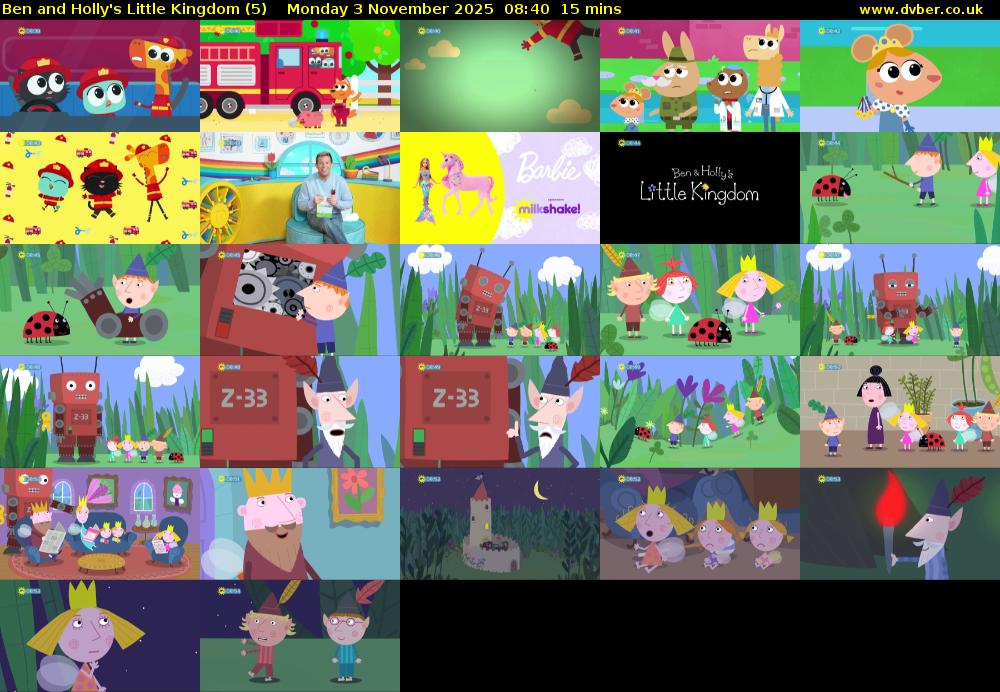 Ben and Holly's Little Kingdom (5) Monday 3 November 2025 08:40 - 08:55