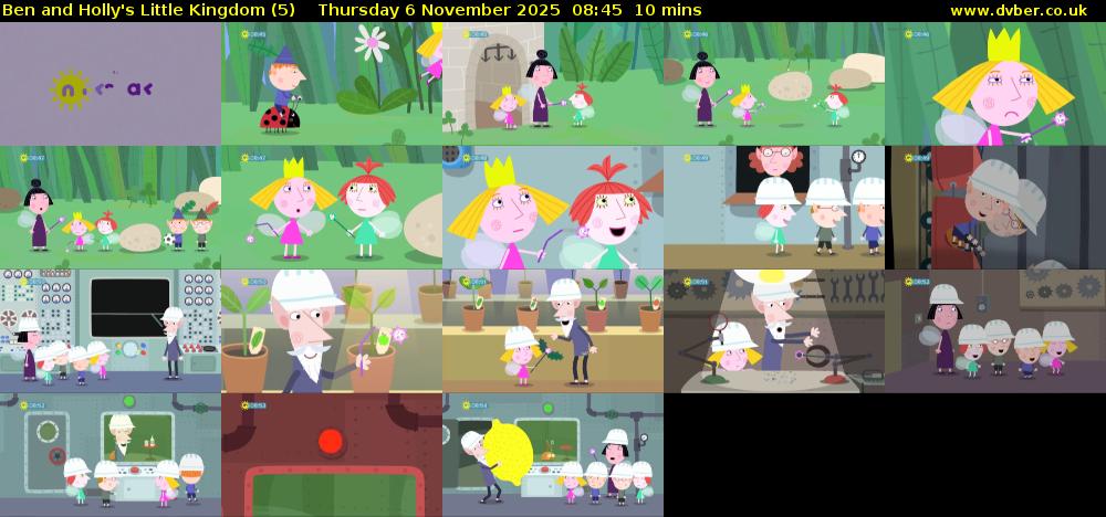 Ben and Holly's Little Kingdom (5) Thursday 6 November 2025 08:45 - 08:55