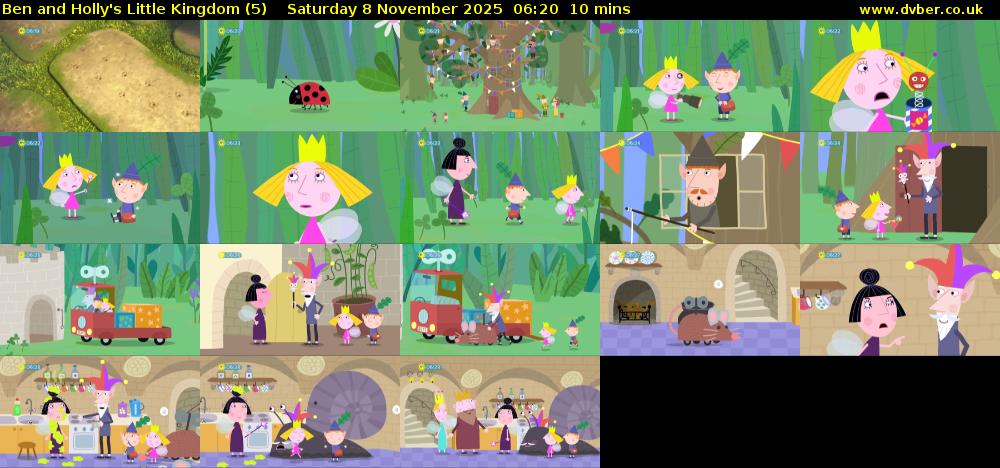Ben and Holly's Little Kingdom (5) Saturday 8 November 2025 06:20 - 06:30