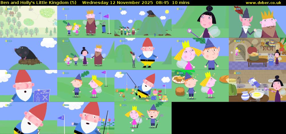 Ben and Holly's Little Kingdom (5) Wednesday 12 November 2025 08:45 - 08:55