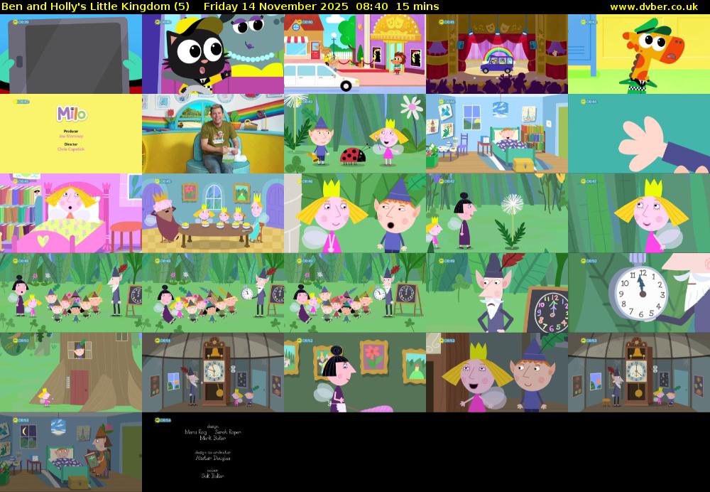 Ben and Holly's Little Kingdom (5) Friday 14 November 2025 08:40 - 08:55
