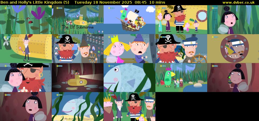 Ben and Holly's Little Kingdom (5) Tuesday 18 November 2025 08:45 - 08:55