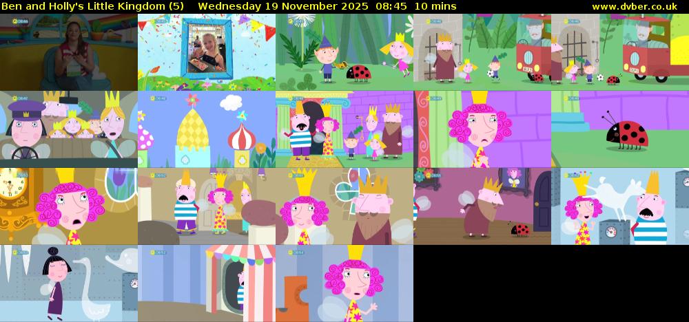 Ben and Holly's Little Kingdom (5) Wednesday 19 November 2025 08:45 - 08:55