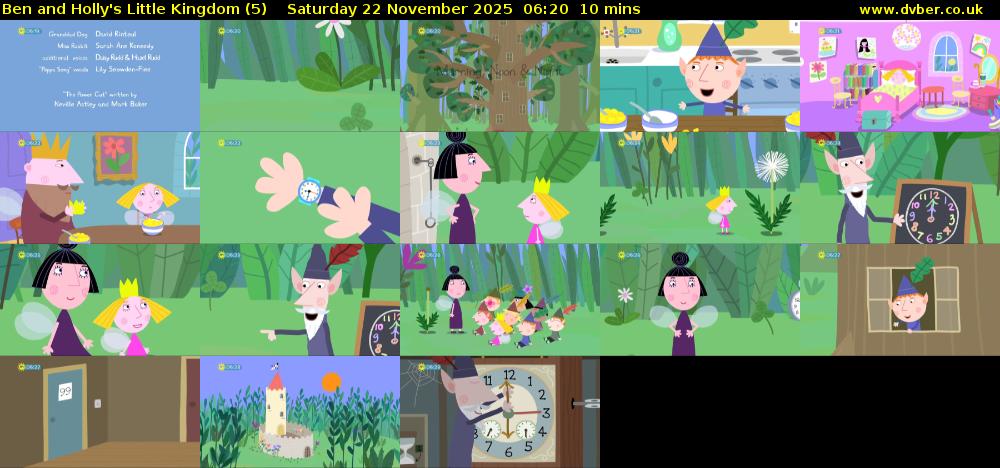 Ben and Holly's Little Kingdom (5) Saturday 22 November 2025 06:20 - 06:30