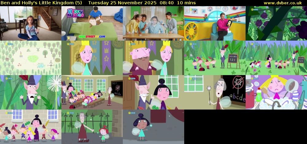 Ben and Holly's Little Kingdom (5) Tuesday 25 November 2025 08:40 - 08:50