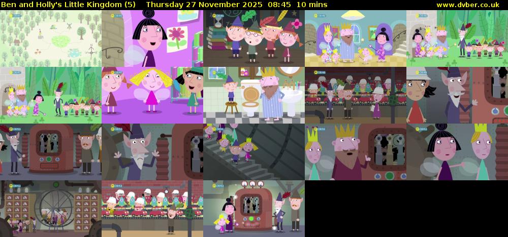 Ben and Holly's Little Kingdom (5) Thursday 27 November 2025 08:45 - 08:55
