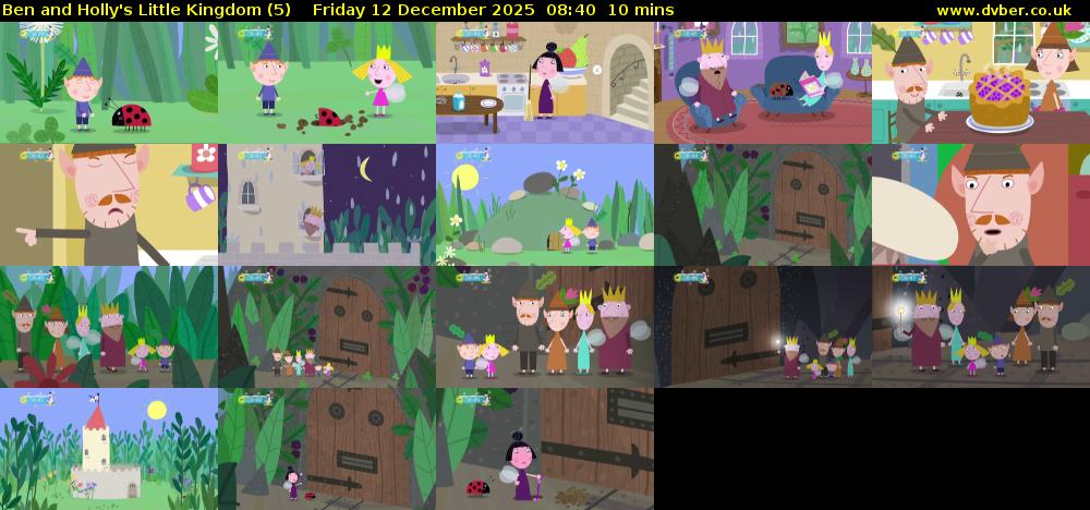 Ben and Holly's Little Kingdom (5) Friday 12 December 2025 08:40 - 08:50