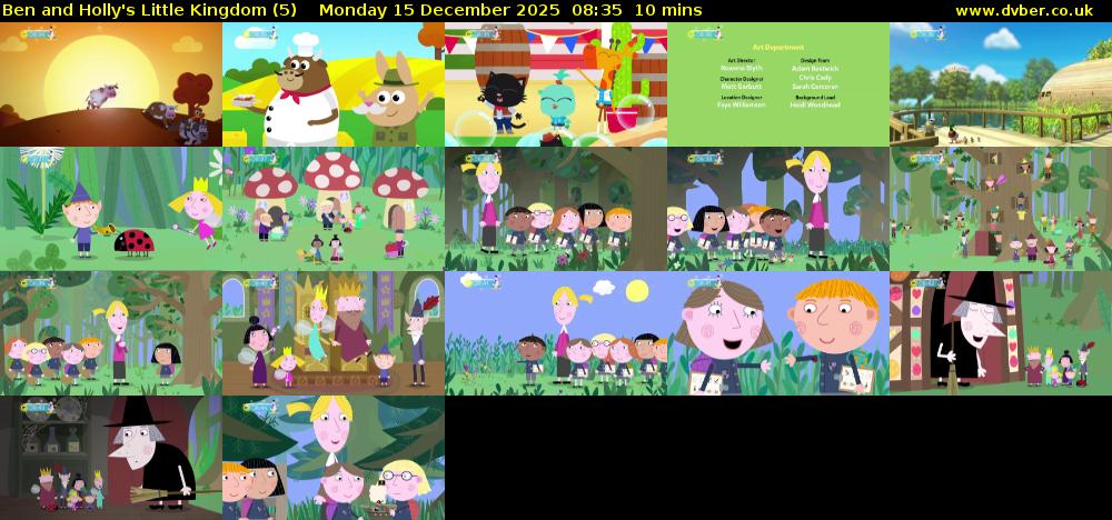 Ben and Holly's Little Kingdom (5) Monday 15 December 2025 08:35 - 08:45