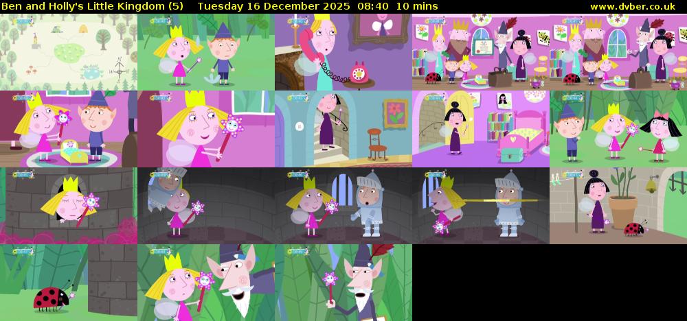 Ben and Holly's Little Kingdom (5) Tuesday 16 December 2025 08:40 - 08:50