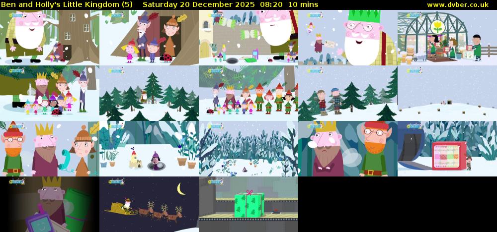 Ben and Holly's Little Kingdom (5) Saturday 20 December 2025 08:20 - 08:30
