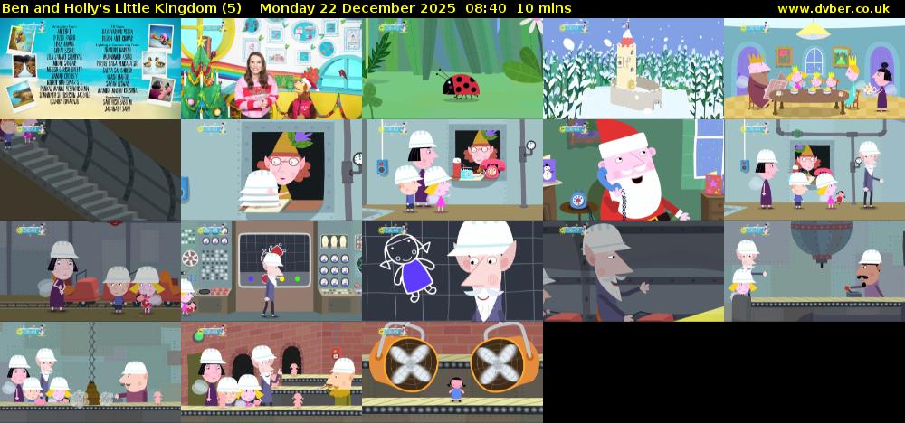 Ben and Holly's Little Kingdom (5) Monday 22 December 2025 08:40 - 08:50