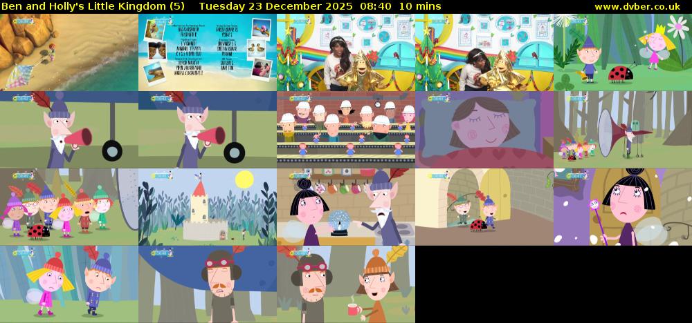 Ben and Holly's Little Kingdom (5) Tuesday 23 December 2025 08:40 - 08:50