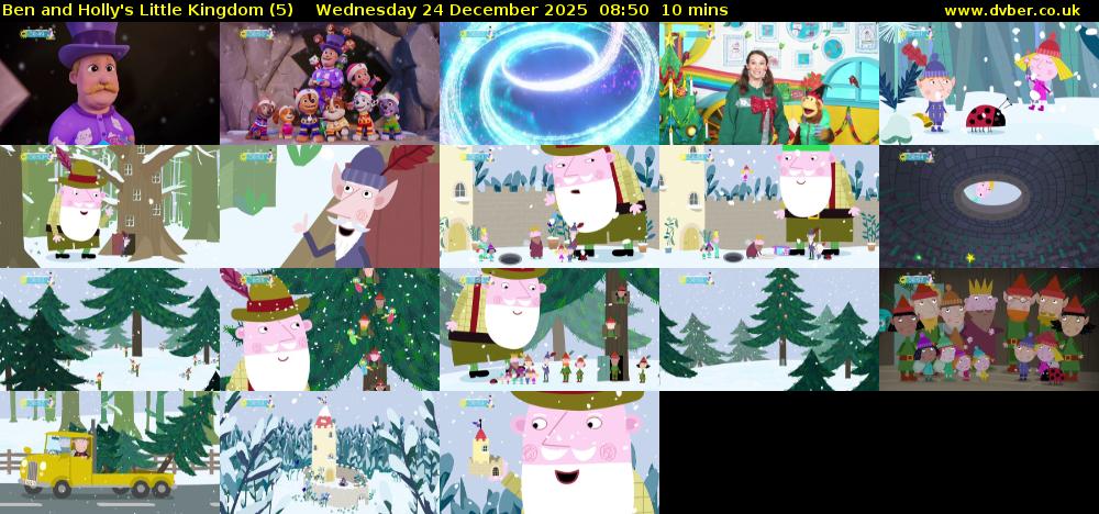 Ben and Holly's Little Kingdom (5) Wednesday 24 December 2025 08:50 - 09:00