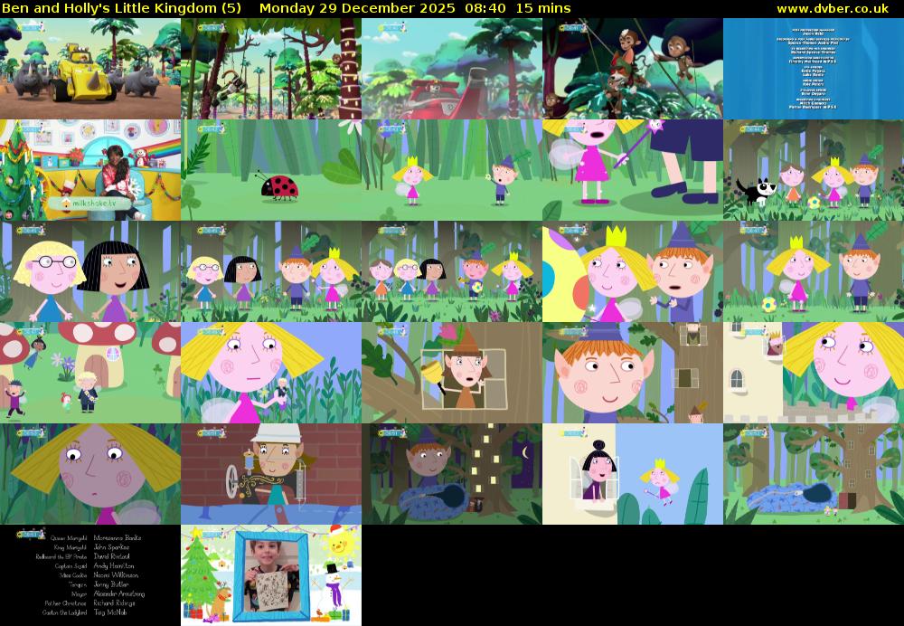Ben and Holly's Little Kingdom (5) Monday 29 December 2025 08:40 - 08:55