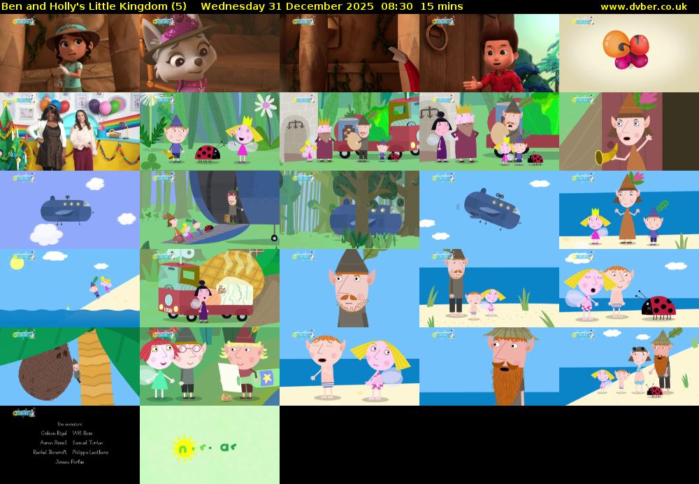 Ben and Holly's Little Kingdom (5) Wednesday 31 December 2025 08:30 - 08:45