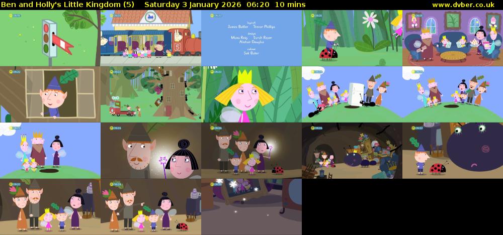 Ben and Holly's Little Kingdom (5) Saturday 3 January 2026 06:20 - 06:30