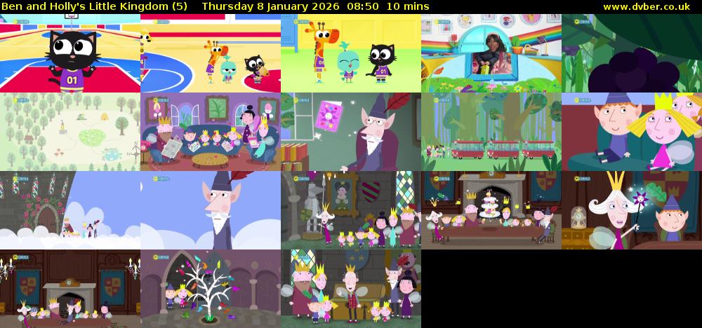 Ben and Holly's Little Kingdom (5) Thursday 8 January 2026 08:50 - 09:00