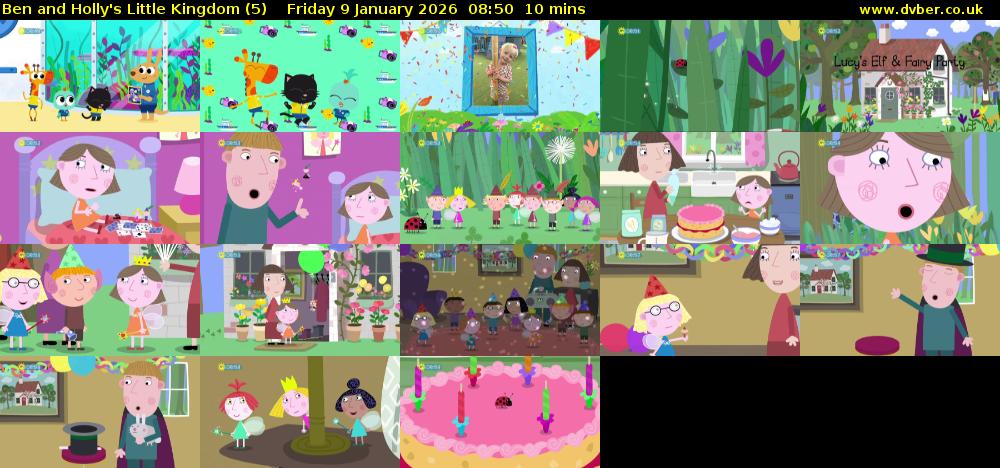 Ben and Holly's Little Kingdom (5) Friday 9 January 2026 08:50 - 09:00