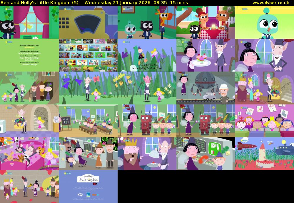 Ben and Holly's Little Kingdom (5) Wednesday 21 January 2026 08:35 - 08:50