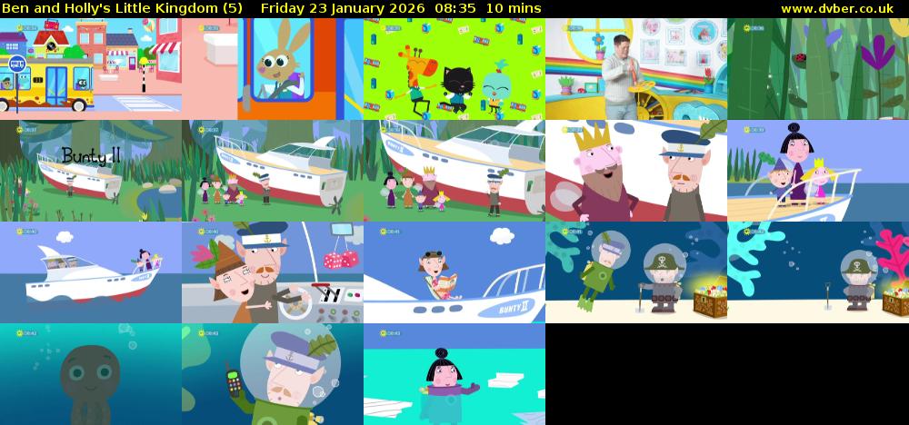 Ben and Holly's Little Kingdom (5) Friday 23 January 2026 08:35 - 08:45