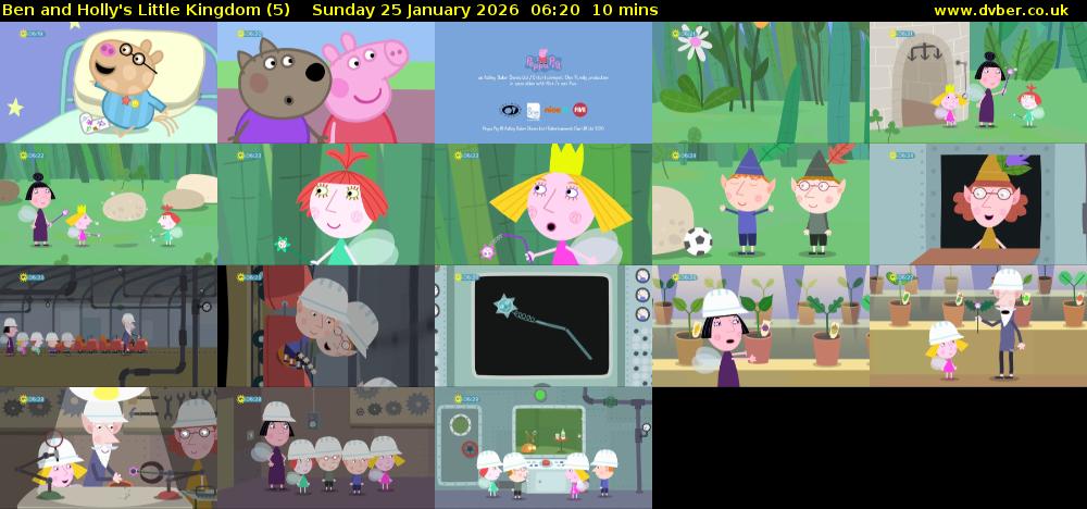 Ben and Holly's Little Kingdom (5) Sunday 25 January 2026 06:20 - 06:30