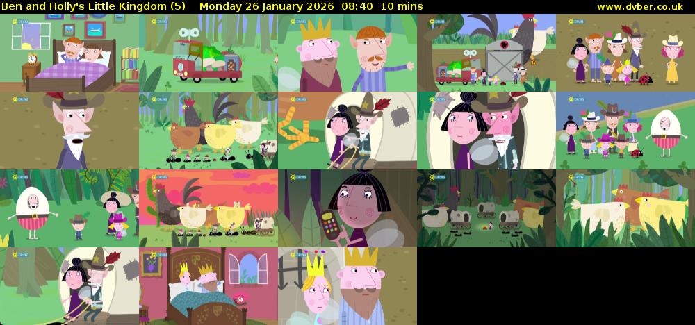 Ben and Holly's Little Kingdom (5) Monday 26 January 2026 08:40 - 08:50