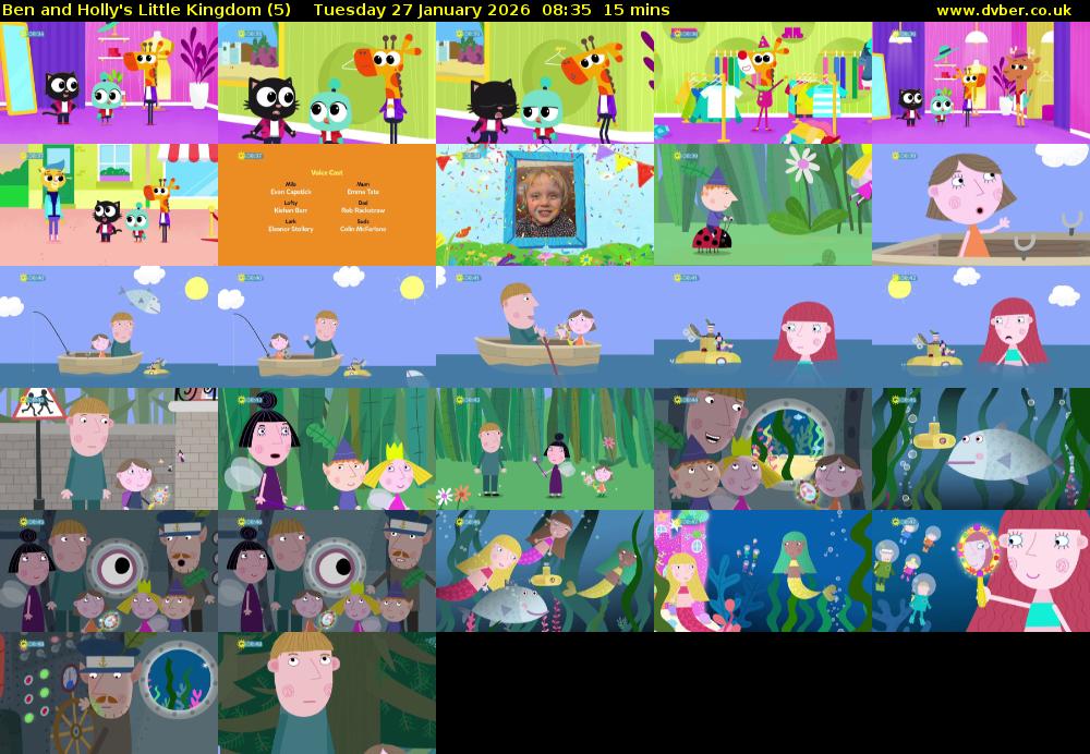 Ben and Holly's Little Kingdom (5) Tuesday 27 January 2026 08:35 - 08:50