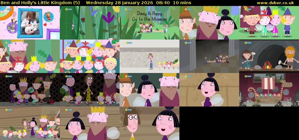 Ben and Holly's Little Kingdom (5) Wednesday 28 January 2026 08:40 - 08:50