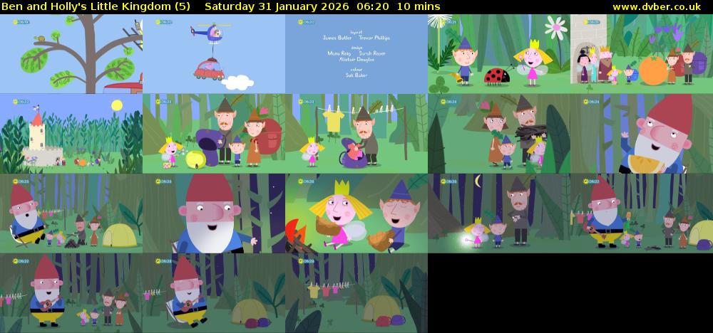 Ben and Holly's Little Kingdom (5) Saturday 31 January 2026 06:20 - 06:30