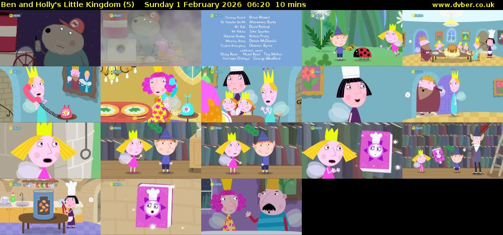 Ben and Holly's Little Kingdom (5) Sunday 1 February 2026 06:20 - 06:30