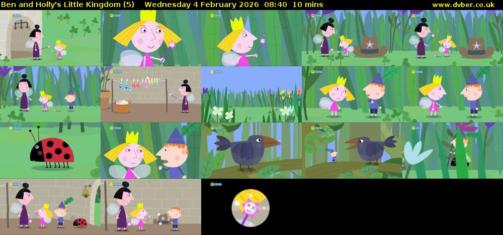 Ben and Holly's Little Kingdom (5) Wednesday 4 February 2026 08:40 - 08:50