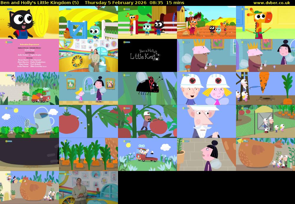 Ben and Holly's Little Kingdom (5) Thursday 5 February 2026 08:35 - 08:50