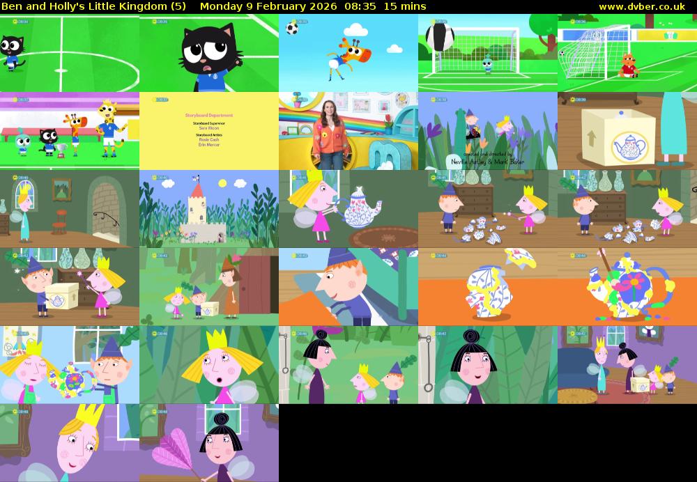 Ben and Holly's Little Kingdom (5) Monday 9 February 2026 08:35 - 08:50