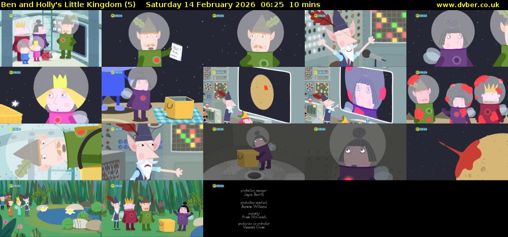 Ben and Holly's Little Kingdom (5) Saturday 14 February 2026 06:25 - 06:35